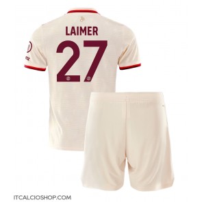 Bayern Munich Konrad Laimer #27 Terza Maglia Bambino 2024-25 Manica Corta (+ Pantaloni corti)